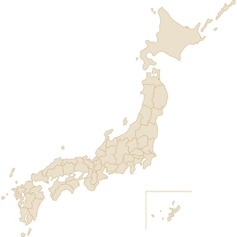 県外連携施設の所在地を示した日本地図